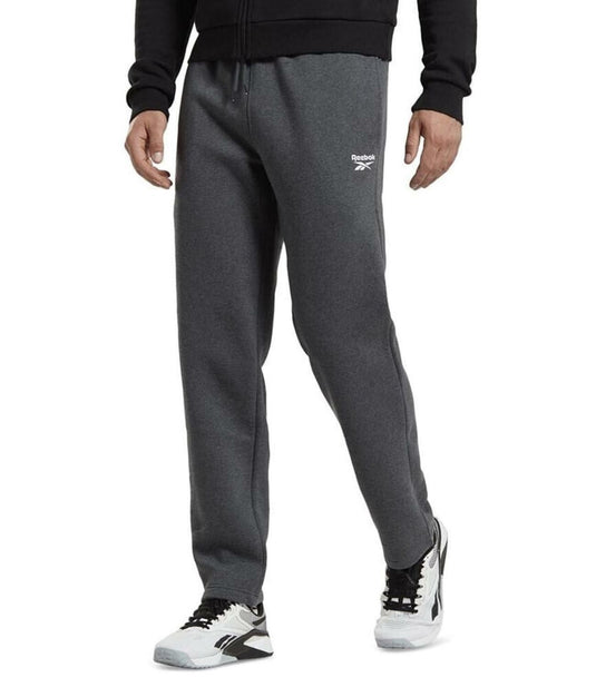 Translation missing: en.Reebok Mens Fleece Sweat Pants Dk Grey Htr Size 2XL Versatile Elastic Drawstring