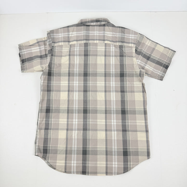 Translation missing: en.Columbia Men's Rapid Rivers II Short Sleeve Plaid Shirt Flint Grey-Size Small