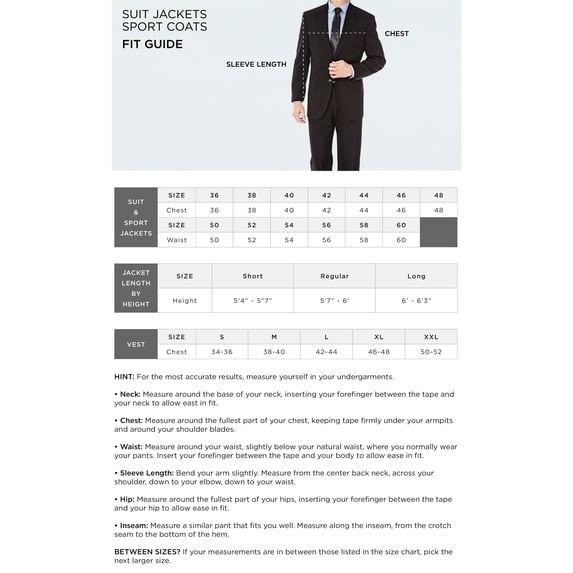 Translation missing: en.Haggar Men's Premium Stretch Sharkskin Classic Fit Suit Coat, Black, 40 Short
