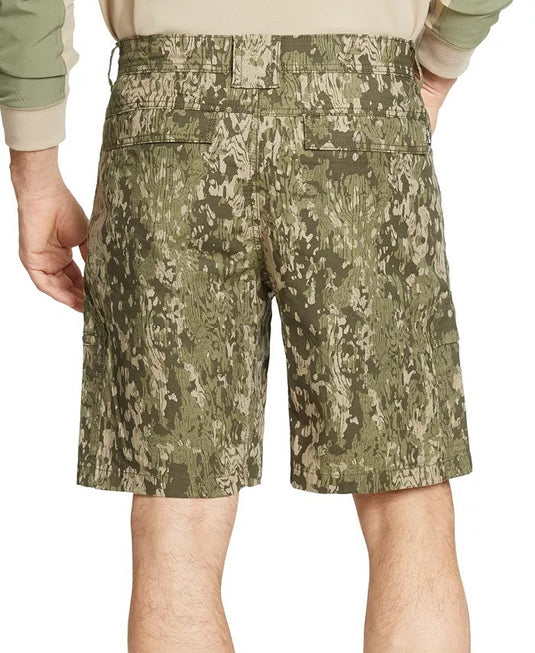 Translation missing: en.Bass Outdoor Pro-Cargo Shorts Men's 40W Deep Lichen Green Ripstop Printed 9in