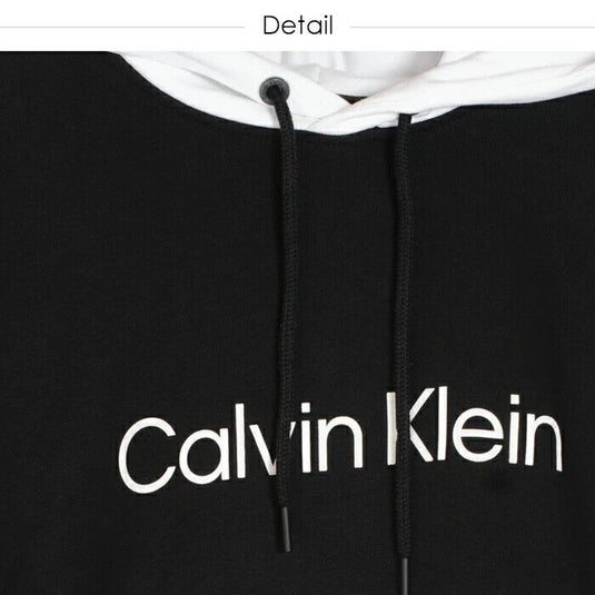 Translation missing: en.Calvin Klein Men's Colorblocked Logo-Print Hoodie in Black Beauty-XL