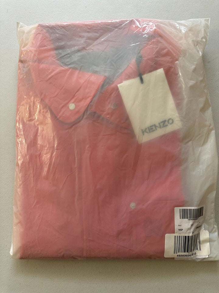 Translation missing: en.Kenzo Men's Mid Length Poppy Coat in Poppy Orange-Medium