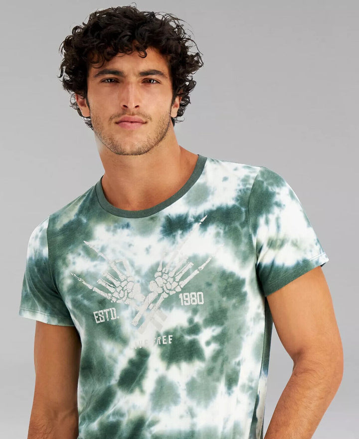 Translation missing: en.And Now This Men's Live Free Graphic T-Shirt in Green-Medium