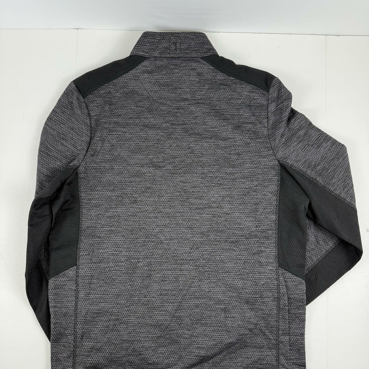 Translation missing: en.PGA Tour Golf Sweater Caviar Hthr Size Small Two-Tone Space-Dyed Quarter-Zip
