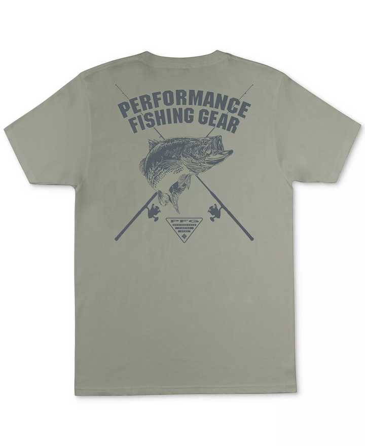 Translation missing: en.Columbia Men's Caster Performance Fishing Graphic T-Shirt - Safari Green_Medium