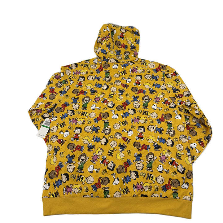 Translation missing: en.Hybrid Mens Peanuts Charlie Brown &amp; Friends Regular-Fit Fleece Hoodie Gold-Large