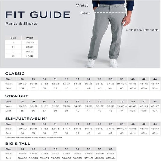 Translation missing: en.Haggar Men's Premium Comfort Stretch Classic-Fit Dress Pants Chocolate-42x32