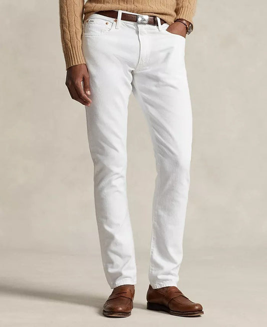Translation missing: en.Polo Ralph Lauren Jeans Men's 40x32 Deckwash White Varick Slim Str Garment-Dyed