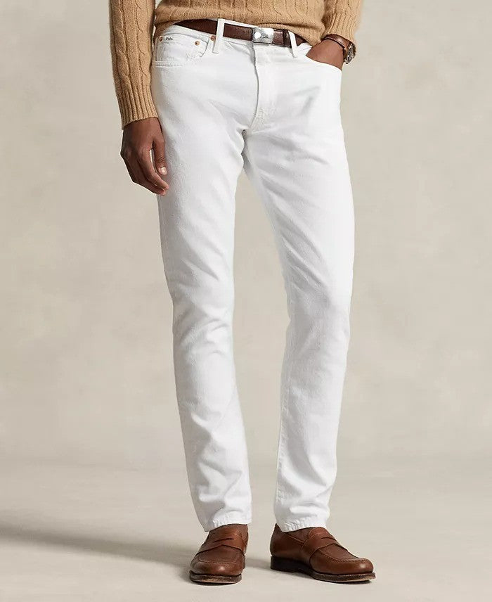 Translation missing: en.Polo Ralph Lauren Jeans Men's 40x32 Deckwash White Varick Slim Str Garment-Dyed