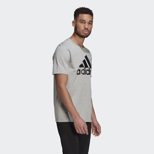 Translation missing: en.adidas Men's Badge of Sport Tee, Medium Grey Heather/Black, XX-Large