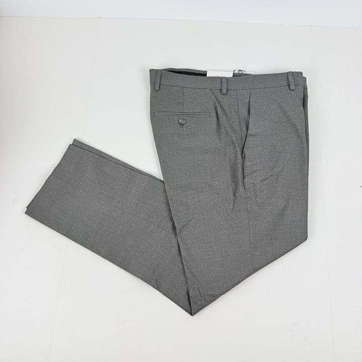 Translation missing: en.Perry Ellis Portfolio Men's Slim-Fit Performance Stretch Dress Pants Alloy-34x29