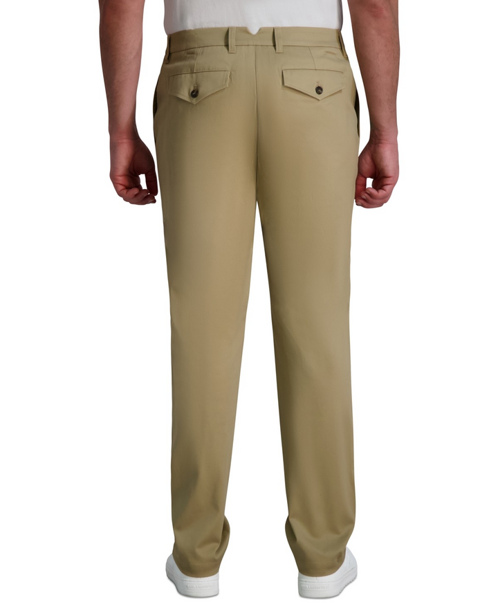 Translation missing: en.Karl Lagerfeld Paris Men's Straight-Fit Chino Pants Cotton Blend Tan-34/32