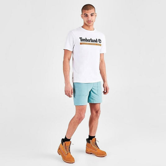 Translation missing: en.Timberland Men's Progressive Utility Shorts in Blue/Mineral Blue-XL