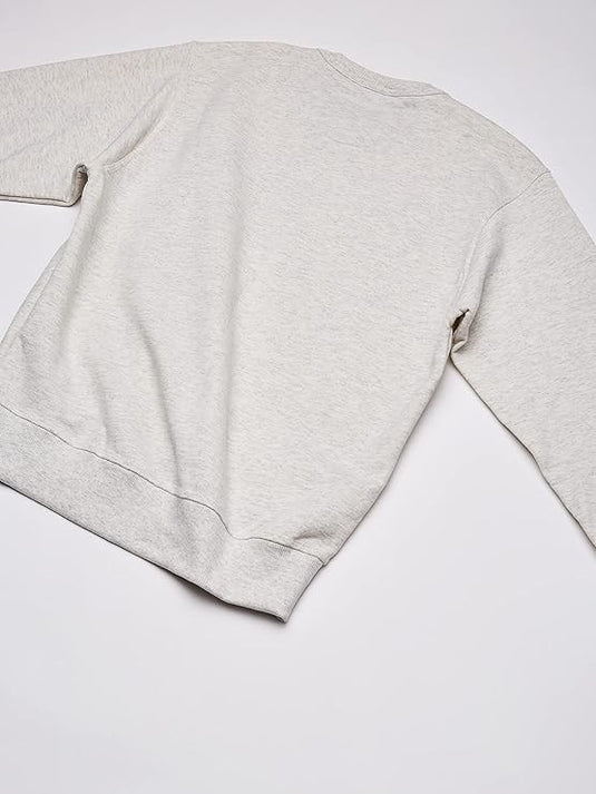 Translation missing: en.Champion Men's Powerblend Fleece Logo Sweatshirt - Oatmeal Heather-Small