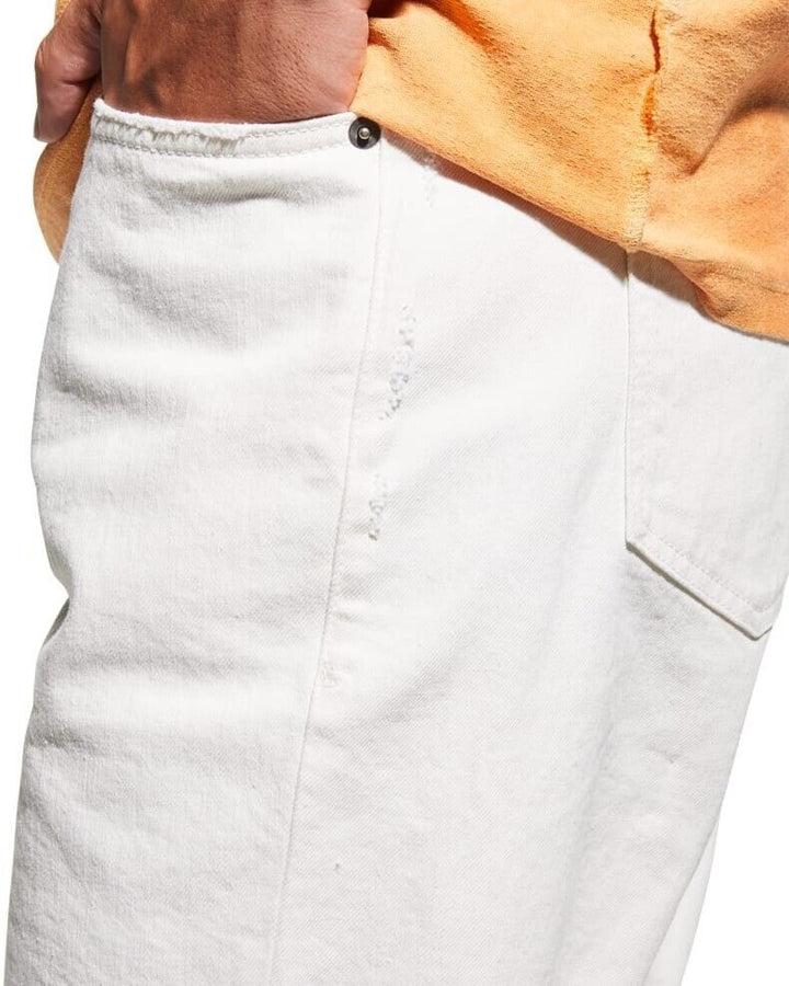 Translation missing: en.FRAME Lhomme Men's Relaxed Denim Shorts in Au Natural Grind- Size 30