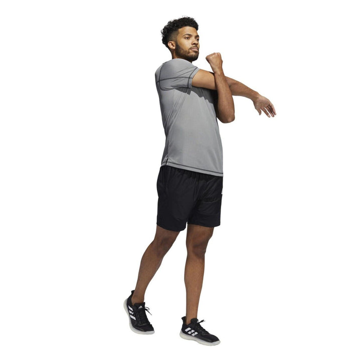 Translation missing: en.adidas Men's PrimeBlue Run For the Oceans T-Shirt Silver GM0471-Small