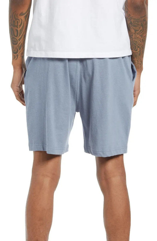 Translation missing: en.Alternative Men's Knit Lounge Shorts in Laguna Blue/Ombre Blue-Size 2XL