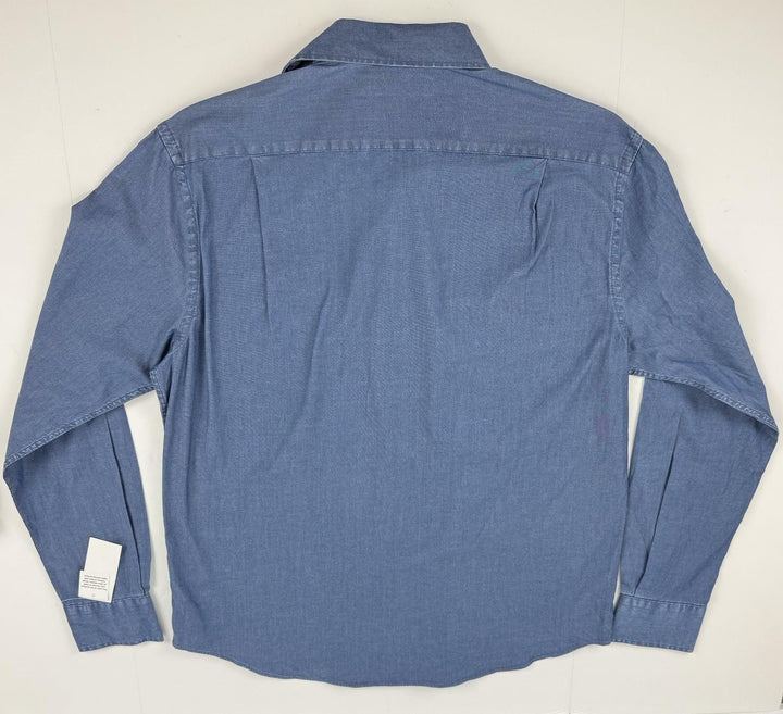 Translation missing: en.Tommy Hilfiger Men's Flex Reg Fit Washed Untucked Dress Shirt Blue-15-15.5 32/33