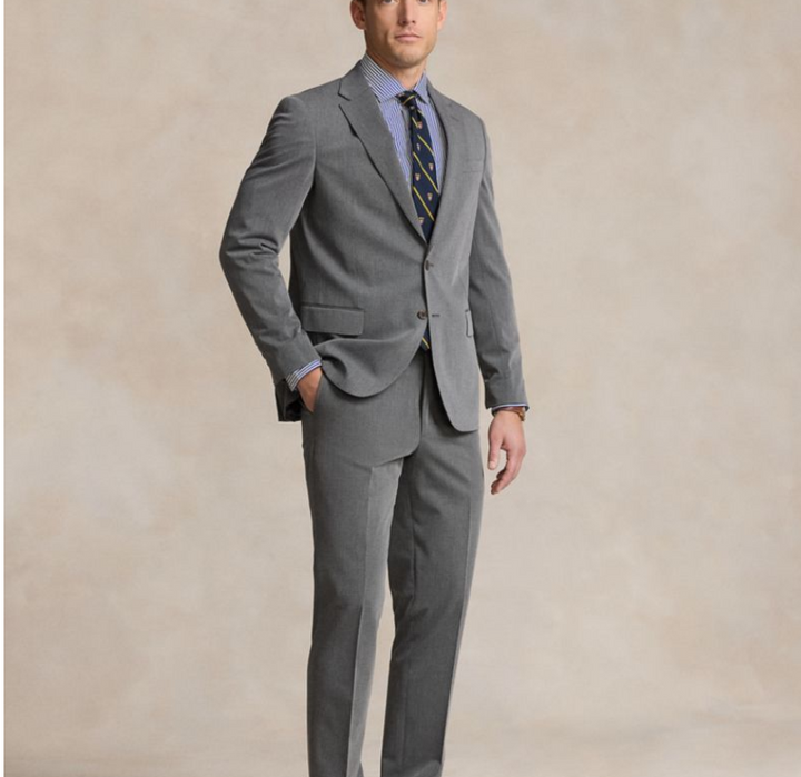 Translation missing: en.Polo Ralph Lauren Sport Coat Men's 38R Lt Grey Single-Breasted Twill Modern Fit