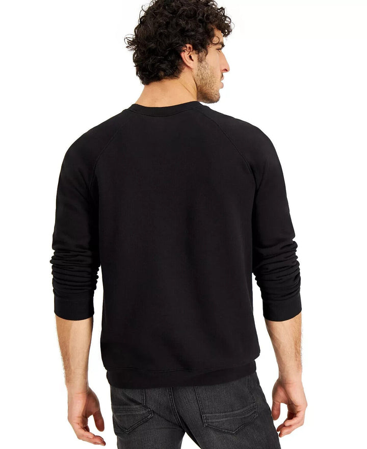 Translation missing: en.Heroes Motors Men's Flagged Pullover Sweatshirt in Black-Large