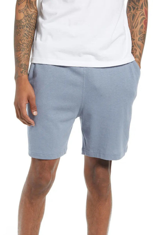 Translation missing: en.Alternative Men's Knit Lounge Shorts in Laguna Blue/Ombre Blue-Size 2XL