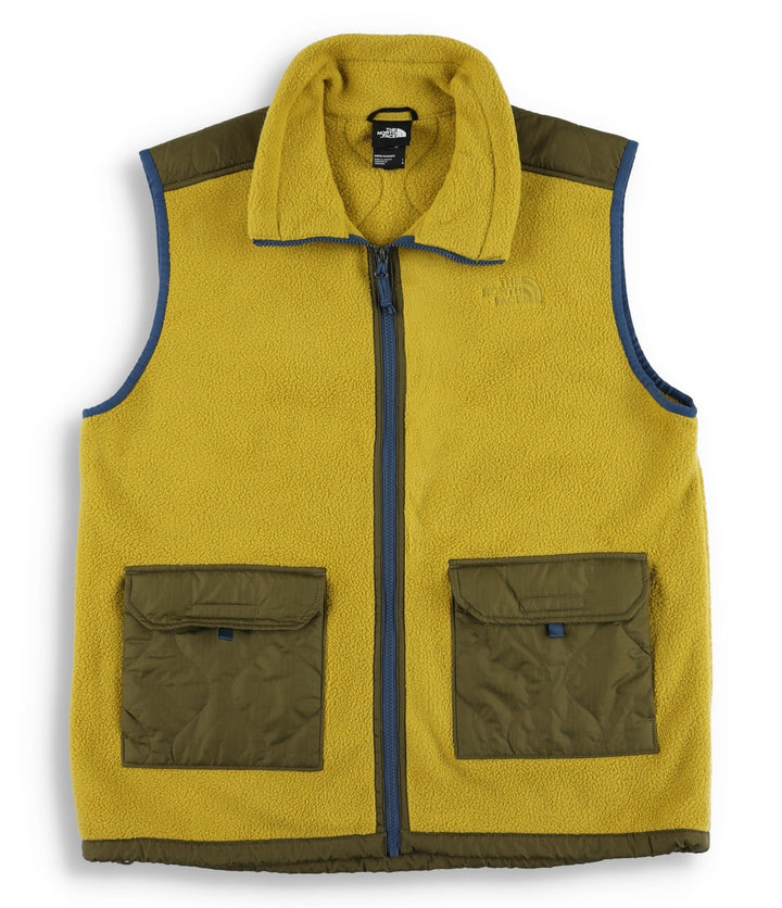 Translation missing: en.The North Face Men's Royal Arch Full Zip Fleece Vest Gold-Olive-Blue-XL