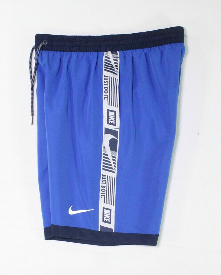 Translation missing: en.Nike Men's Stripe Breaker 9" Volley Shorts In Game Royal Blue-Size Small