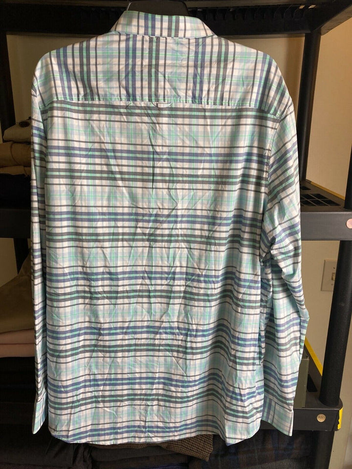 Translation missing: en.Club Room Men's Soft Brushed  Plaid Shirt Grey Combo-Size XLarge