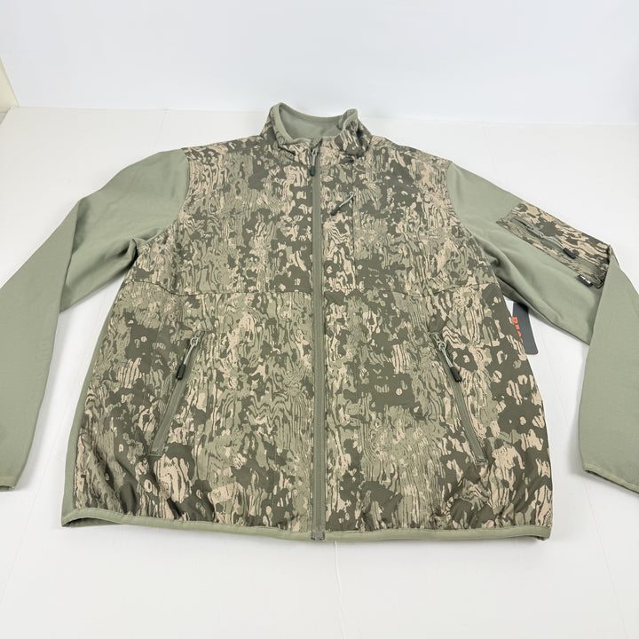 Translation missing: en.Bass Outdoor Men's Earlybird Runner Camo Jacket Bark Camo Deep Lichen-Small