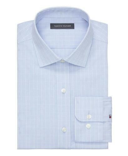 Translation missing: en.Tommy Hilfiger Men's Dress Shirt Regular Fit Essentials Classic Blue-14.5 32/33