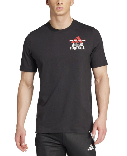 Translation missing: en.adidas Men's Regular-Fit Soccer Logo Graphic T-Shirt - Black-Large