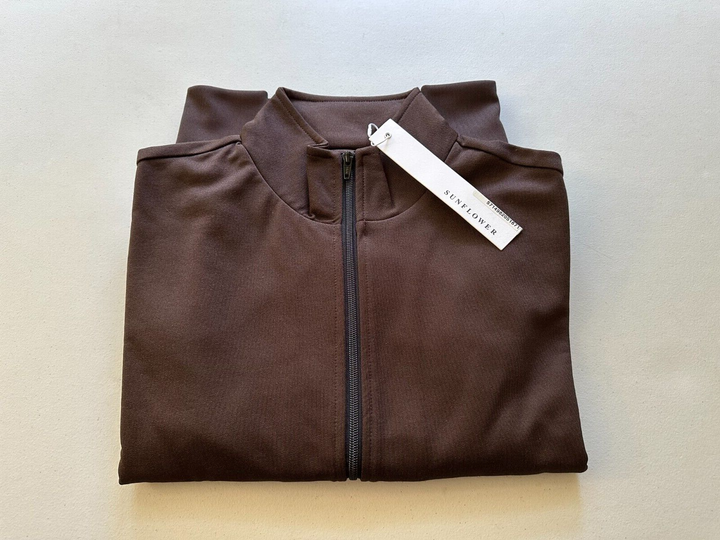 Translation missing: en.Sunflower Men's Full-Zip Track Sweatshirt in Marrone Brown-XL