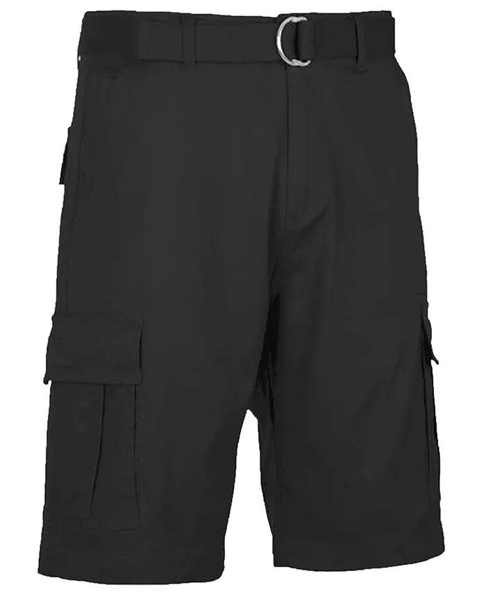 Translation missing: en.Original Blu Rock Belted Cargo Shorts Flat Front Black-32