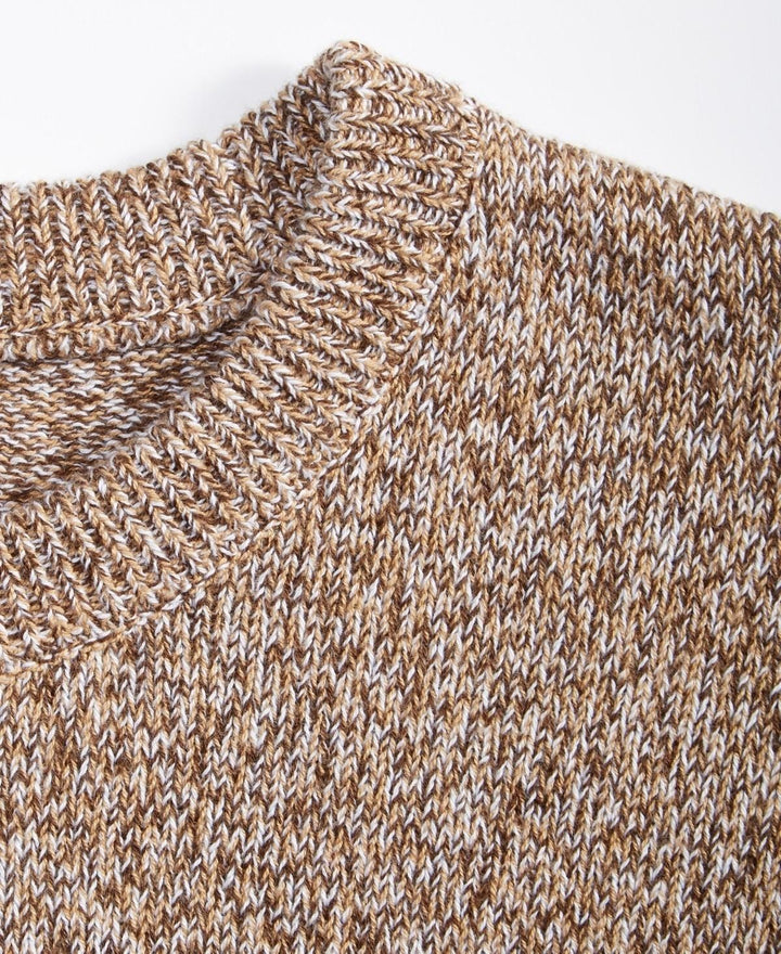 Translation missing: en.Mode of One Men's Long-Sleeve Relaxed Crewneck Sweater Dark Walnut-XL