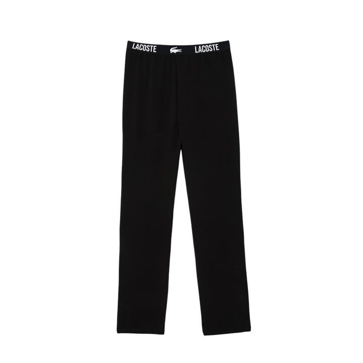 Translation missing: en.Lacoste Men's Straight Leg Pajama Pant Black Size Large Croc Waistband Jersey
