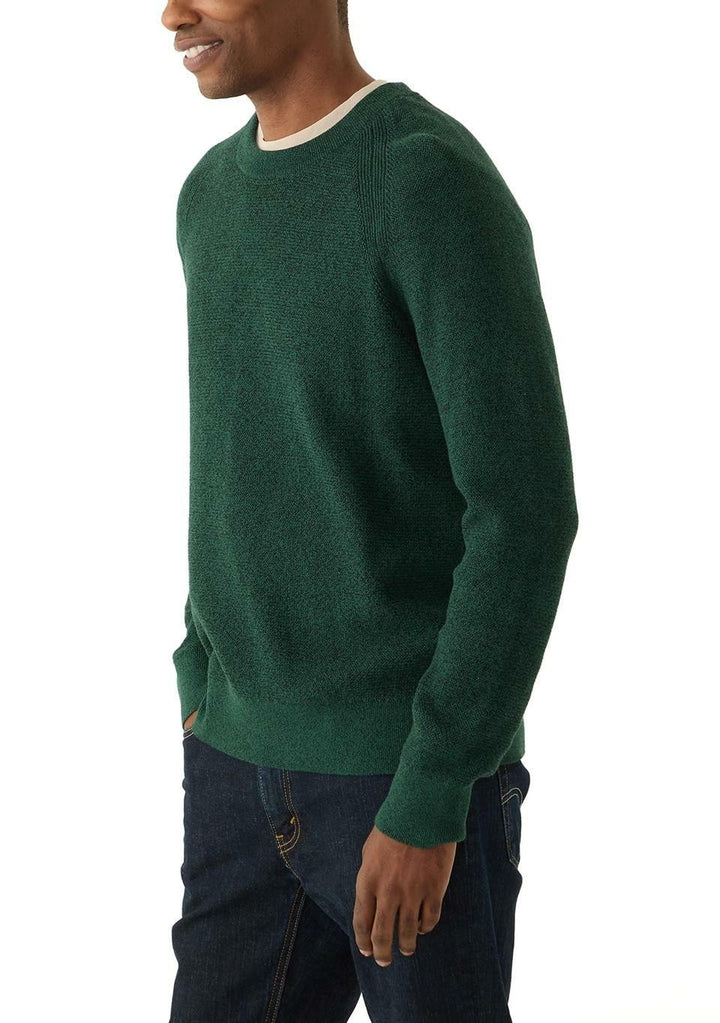 Translation missing: en.Michael Kors Mouline Sweater Dark Emerald Size 2XL Men's Modern-Fit Textured