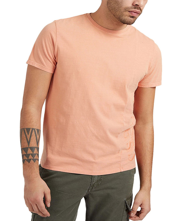 Translation missing: en.Guess Men's Organic Cotton T-Shirt in Apricot Juice-Size 2XL