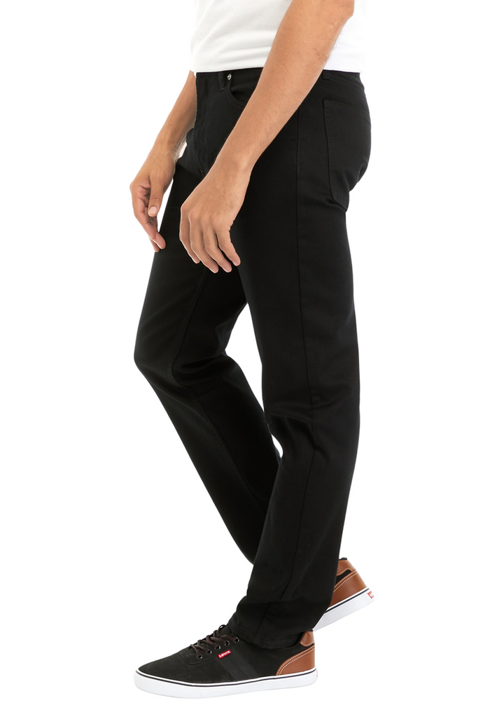 Translation missing: en.Calvin Klein Men's Standard Straight-Fit Stretch Jeans  Forever Black- 36x32