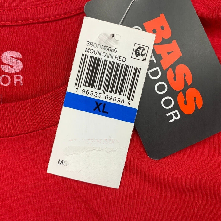 Translation missing: en.Bass Outdoor Men's Float T-shirt in Mountain Red-XL