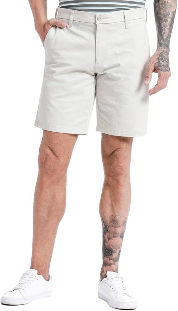 Translation missing: en.Dockers Men's Ultimate Straight Fit Supreme Flex Shorts Porcelain Khaki, 42