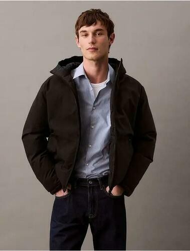 Translation missing: en.Calvin Klein Reversible Puffer Jacket Black Beauty Size Large Down Fill Mens