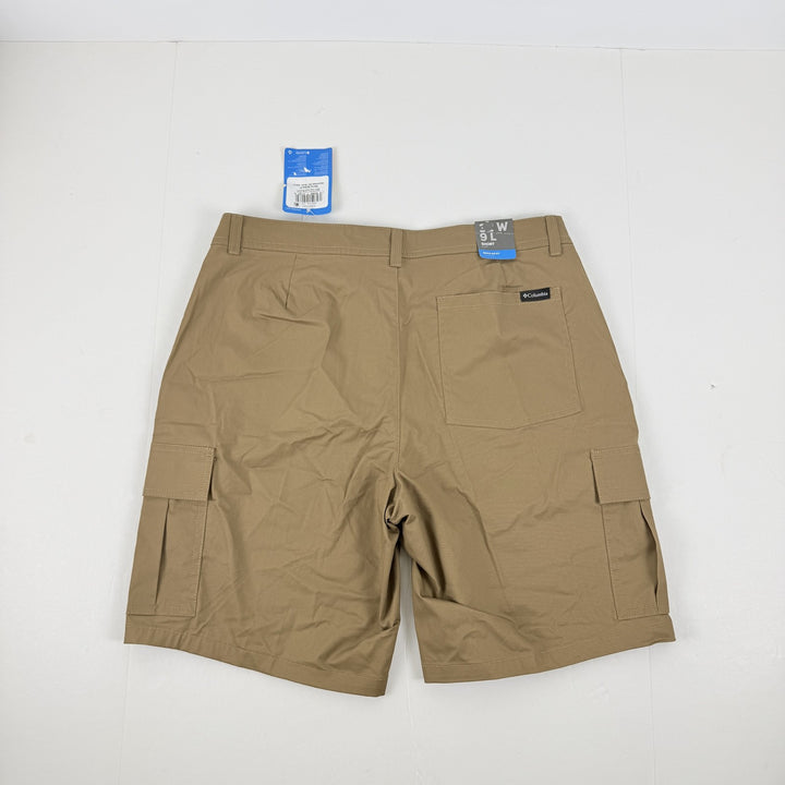 Translation missing: en.Columbia Men's Rapid Rivers Cargo Shorts Cotton Blend Stretch Delta Brown-30W