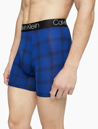 Translation missing: en.Calvin Klein Men's Ultrasoft Stretch Modal Boxer Briefs Rocky Plaid Sailor Jim-S
