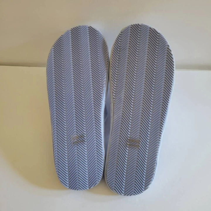 Translation missing: en.Club Room Men's Cushioned Bed Slides in Blue Stripes-Medium 8-9