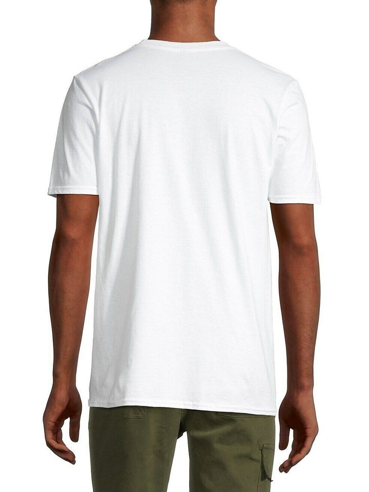 Translation missing: en.Kid Dangerous Men's Flamingo Coast Graphic T-Shirt - White - Size Small