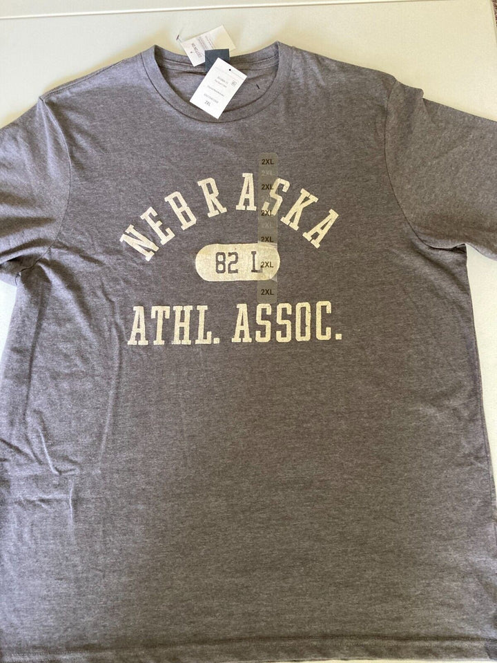 Translation missing: en.Cotton On Men-Tbar Sport T-Shirt  in Charcoal Marle/Nebraska-2XL