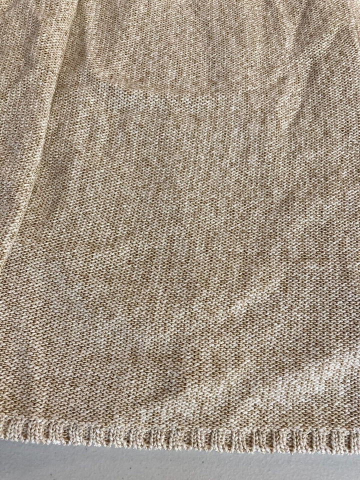 Translation missing: en.Major Department Store Designer Melange Knit Regular Fit Cardigan Sweater Sand-S