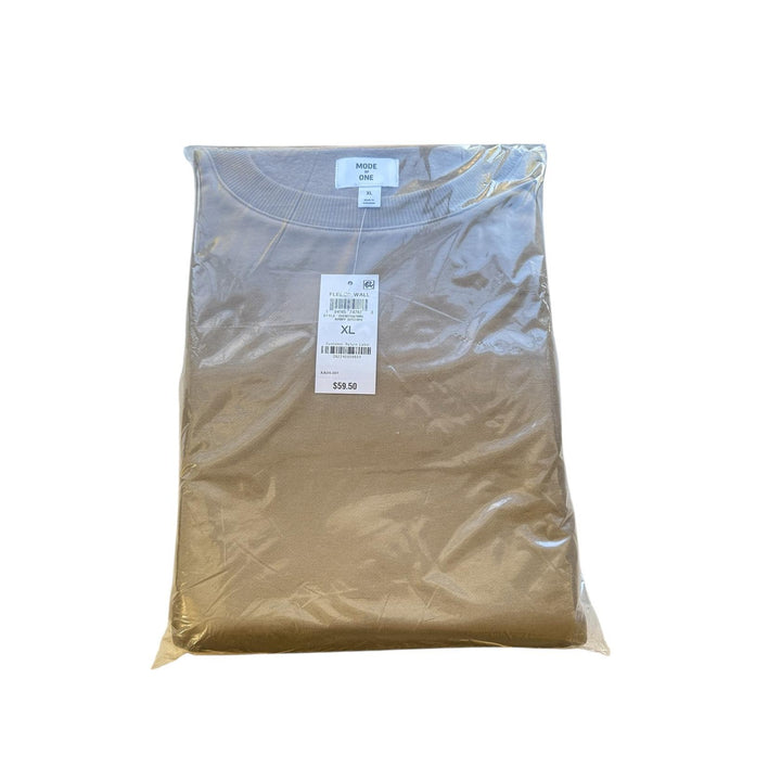 Translation missing: en.Mode of One Men's Relaxed-Fit Fleece Sweatshirt in Army Brown-XL