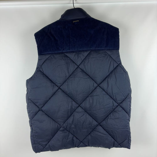 Translation missing: en.Michael Kors Men's Quilted Corduroy-Trim Vest - Midnight Blue-Large