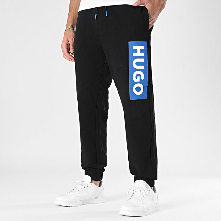 Translation missing: en.Hugo Boss Men's Joggers 2XL 44-46W Black Relaxed Fit Nuram Logo Cotton